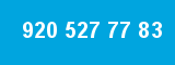 920 527 77 83 920 527 77 83